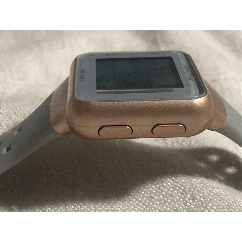 Armitron Pro Sport 45/7123 Rose gold Acrylic Case Quartz Digital Watch Running